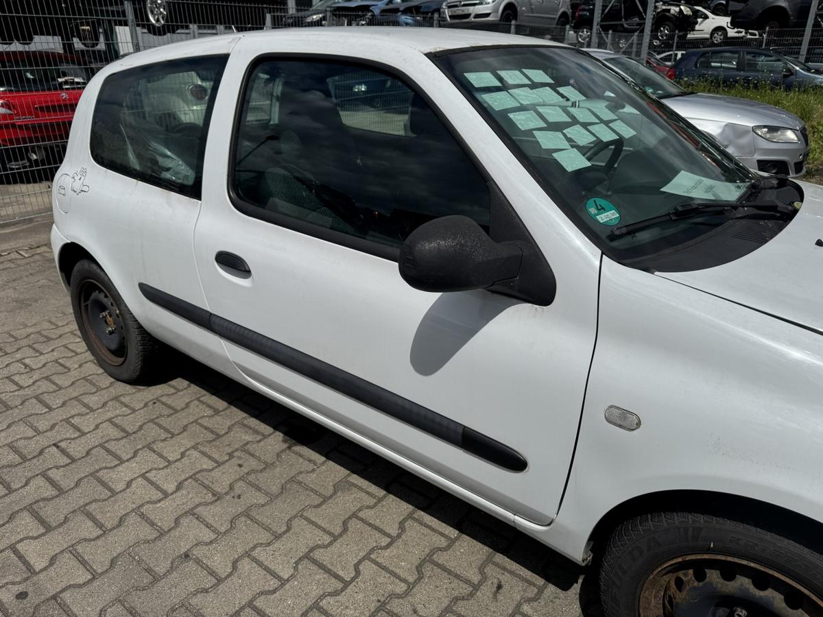 Renault Clio 2 original T&uuml;r vorn rechts OV369 Wei&szlig; 3-T&uuml;rer Bj.2009